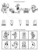 Fiche de jeux à imprimer, maternelle MS et GS