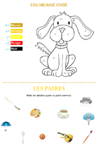 Coloriage codé Coloriage codé à imprimer