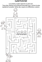 Un poule Jeux à imprimer pour enfants de maternelle ; labyrinthe