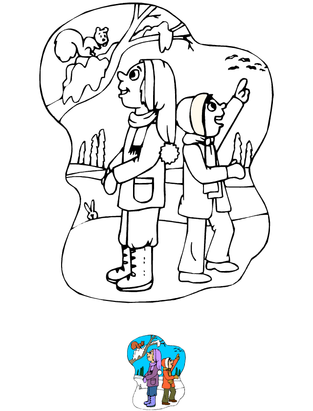 Les animaux en hiver