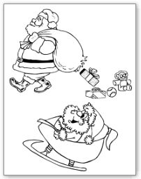 Coloriage de Noël