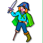 Coloriages, les pirates