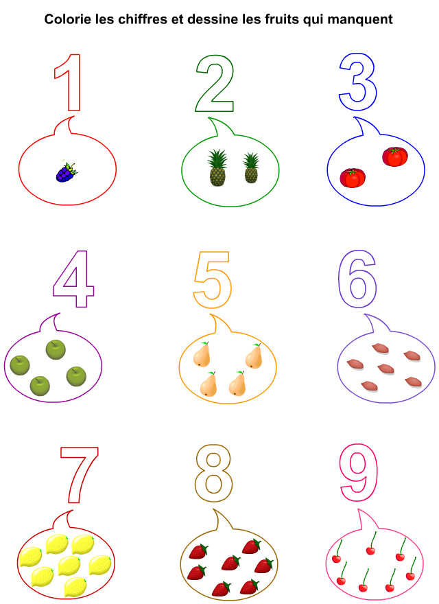 Apprendre à compter, exercice 13