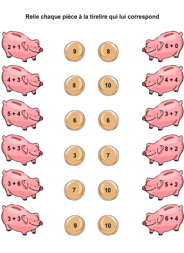 Apprendre à compter, exercice 6
