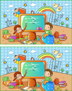 Jeu des différences à imprimer