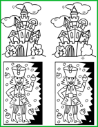 Jeu des différences, le château