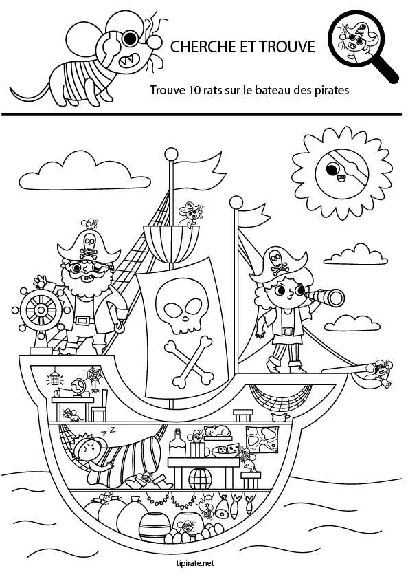 Jeu gratuit à imprimer, cherche et trouve
