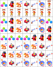 Jeux de dominos, les jouets