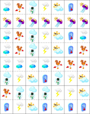 Jeux de dominos, la météo