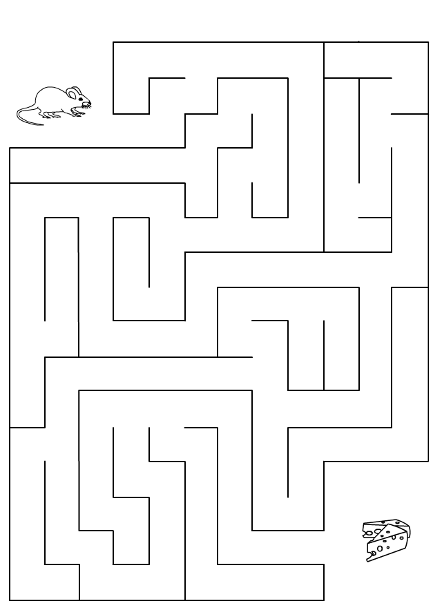 Jeu de labyrinthe gratuit à imprimer