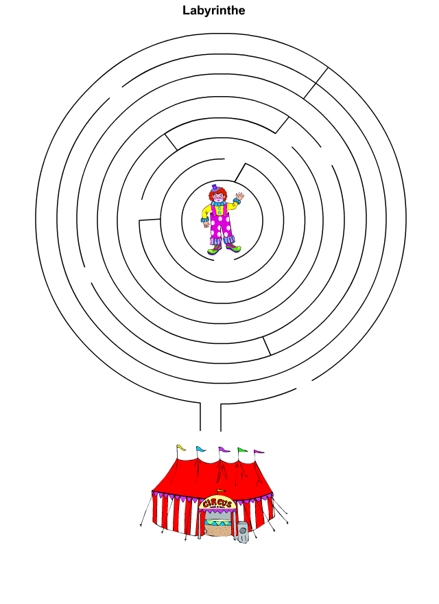 Jeu de labyrinthe gratuit à imprimer