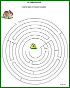 Labyrinthe à imprimer