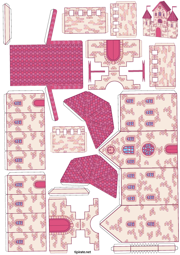 Découpage d'un château