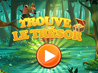 Trouve le trésor, jeu de labyrinthe en ligne