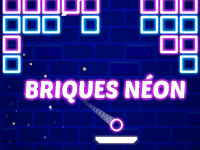 Briques néon, jeu de casse-briques en ligne