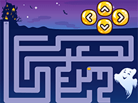 Jeu de labyrinthe en ligne, thème d'Halloween