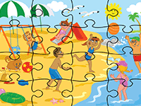 Puzzles 16 pièces en ligne, les activités