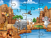 Puzzles en ligne, les animaux
