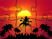 Puzzle en ligne, les couchers de soleil