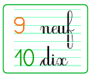 Ecrire les chiffres en lettres Ecrire les chiffres en lettres